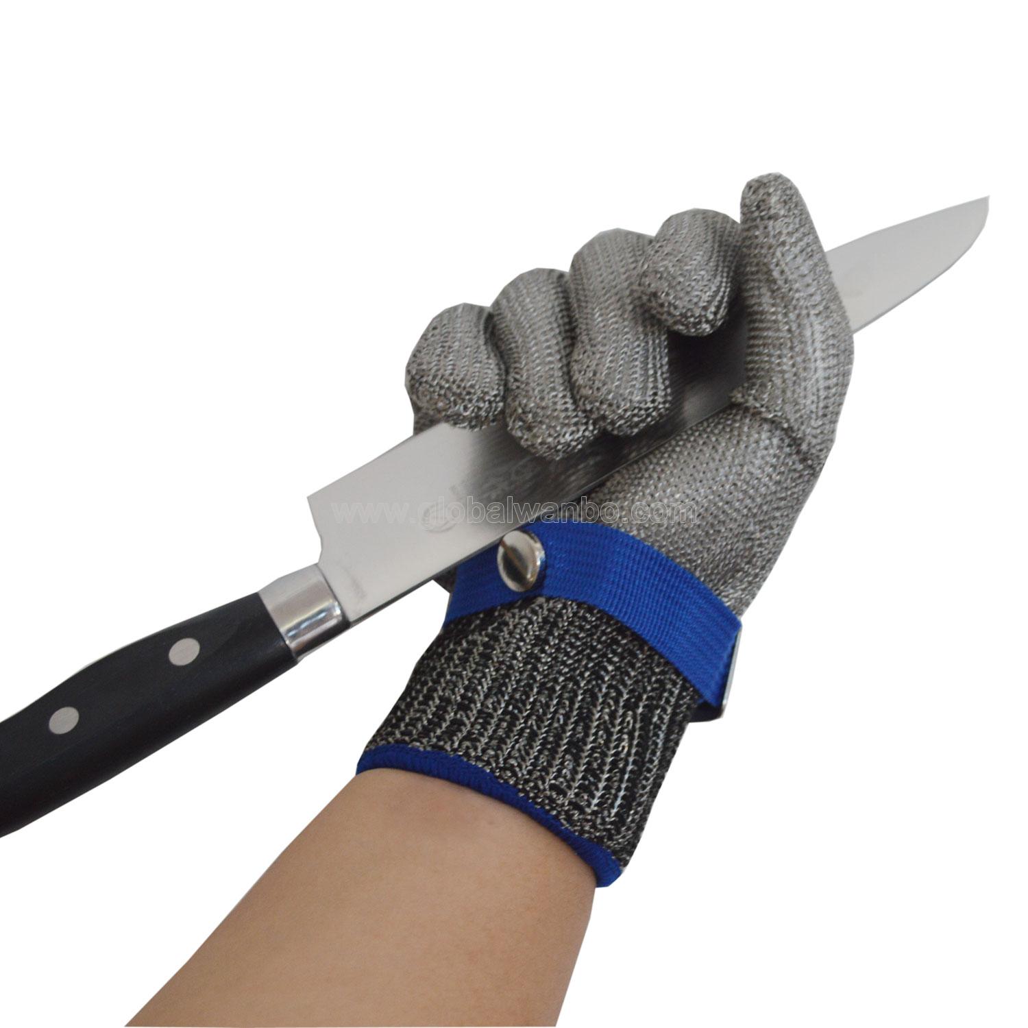 steel ring anti cut gloves